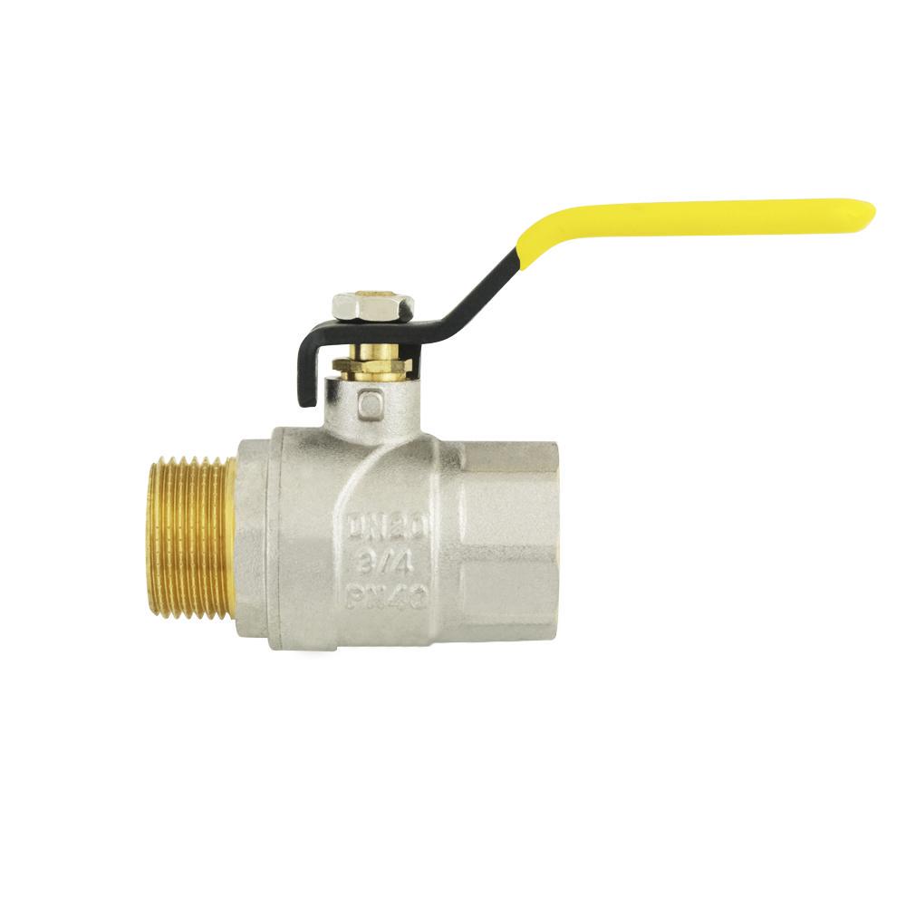 Кран шаровой Raftec PN40 GRH21 НВ 3/4" Yellow (53741) - фото 4