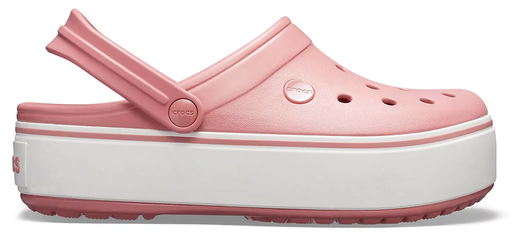 Сабо Crocs Crocband Platform Clog M6-W8 р. 38 Blossom/White - фото 2