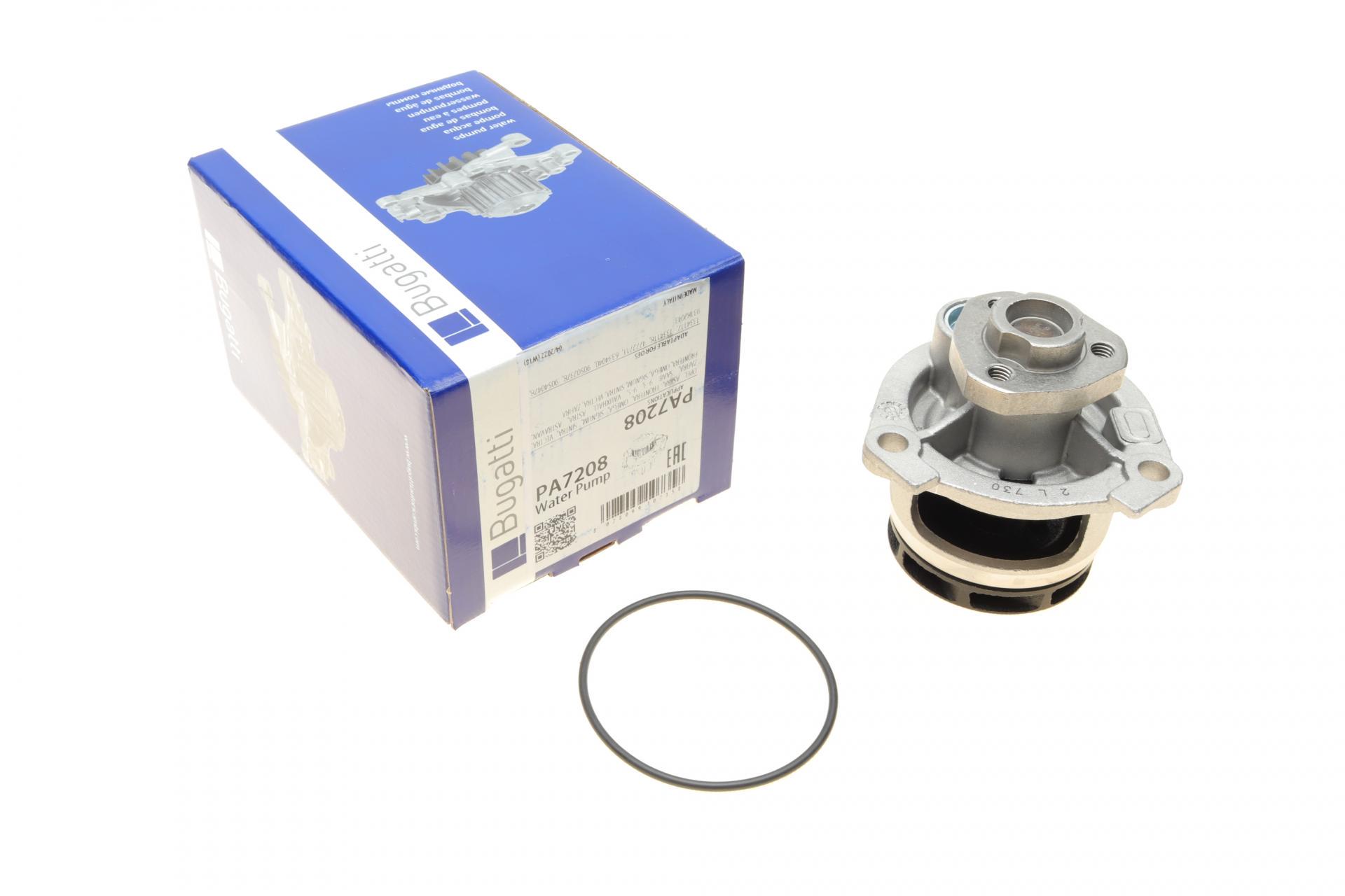 Насос воды Bugatti Opel Astra G/Vectra B/C/Zafira A/Omega B 2.0DI/DTI/2.2DTI 96-06 PA7208 (25589748)