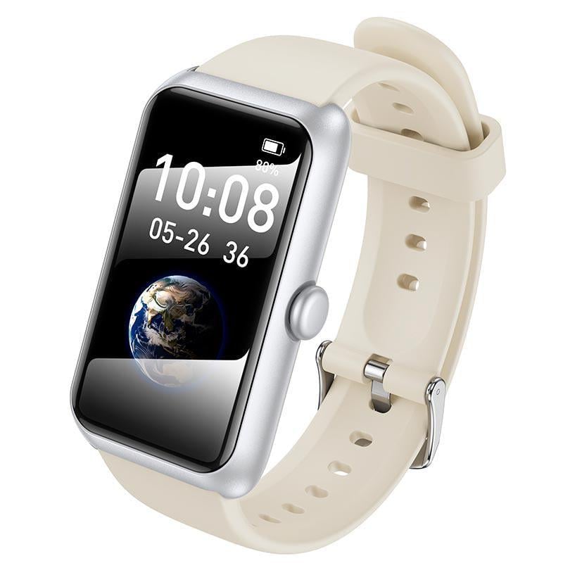 Смарт-часы с поддержкой звонков Hoco Y34 1.47" Bluetooth 5.3 IP67 Silver (17555)