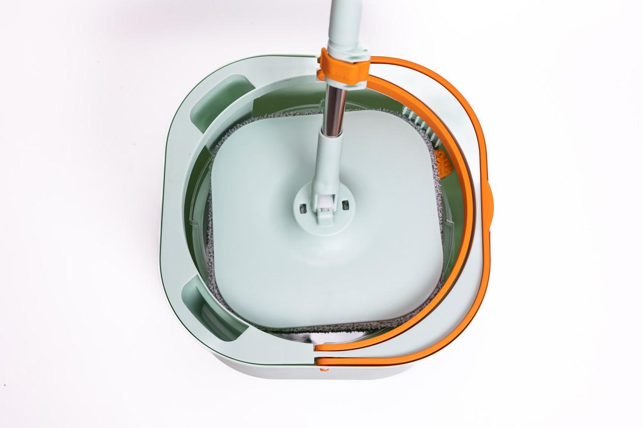 Набор для уборки швабра с отжимом и ведром HP-35015-46 Зеленый (A-035272) - фото 3