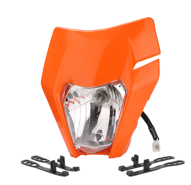 Универсальная фара для эндуро/кросс мотоциклов KTM Style Оранжевый