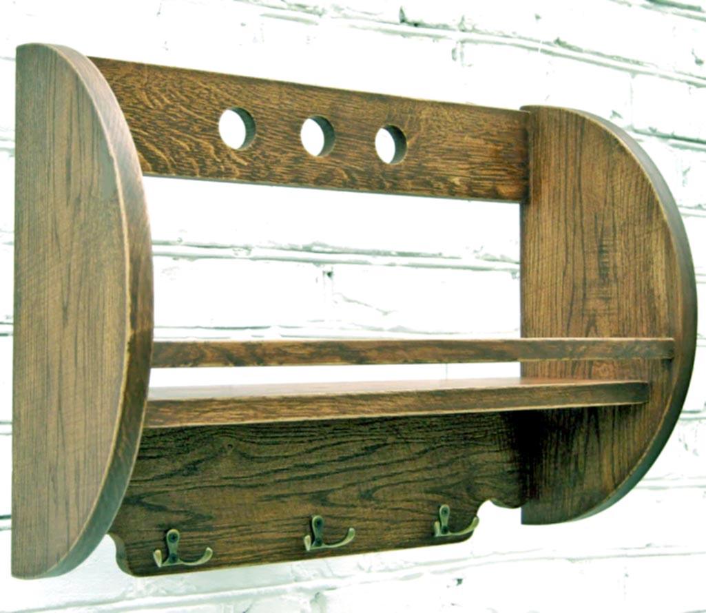 Полка для ванной из дерева Анабург Мускат (ВНП/012607)