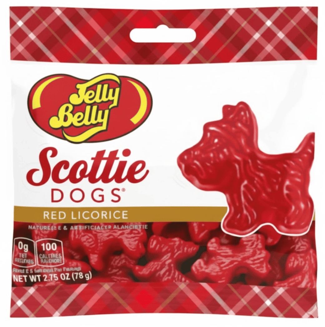 Конфеты жевательные лакрические Jelly Belly Scottie Dogs Red Licorice 78 г (2849917453)