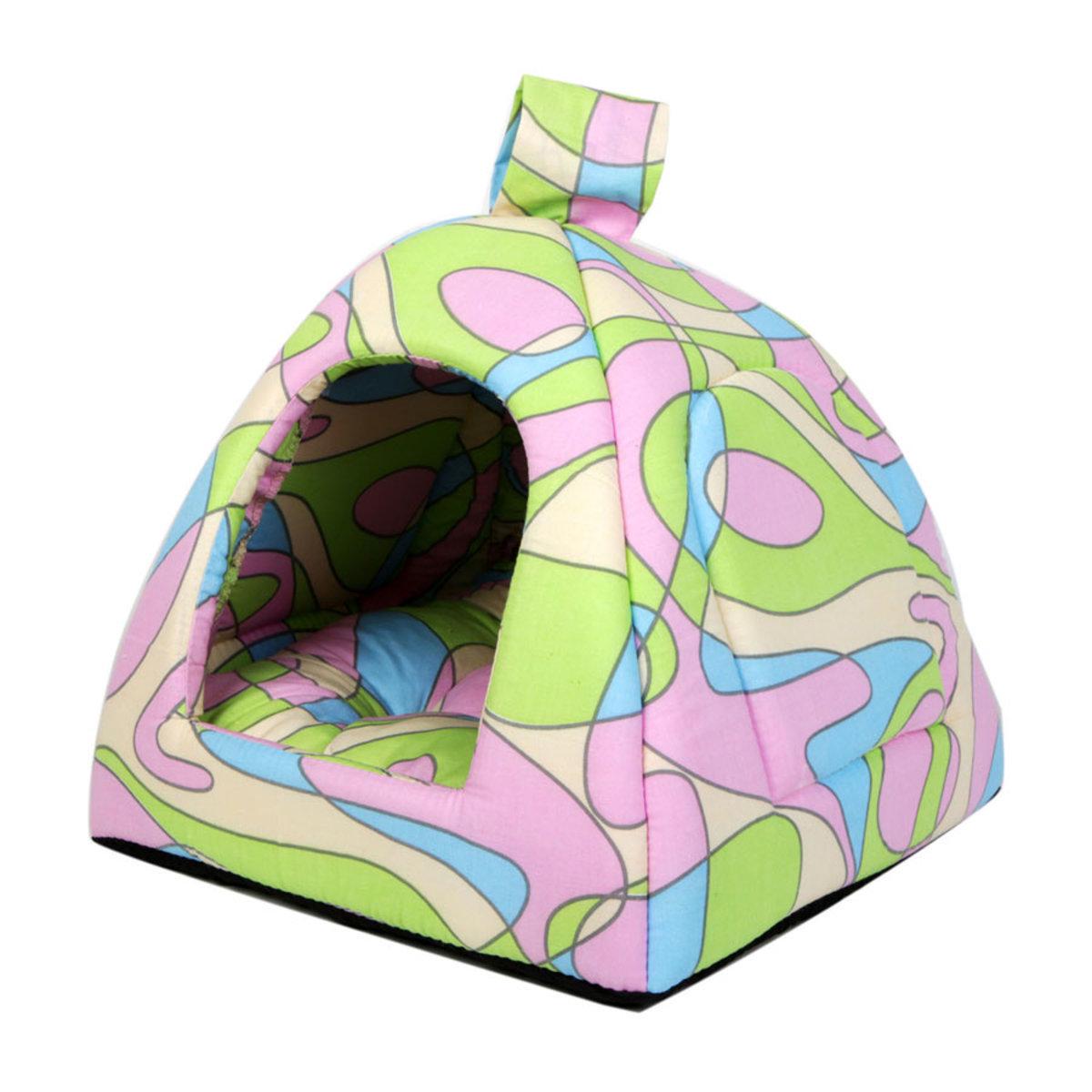 Будиночок для тварин 1092 Піраміда №1 38х38х38 см (1739 Col)