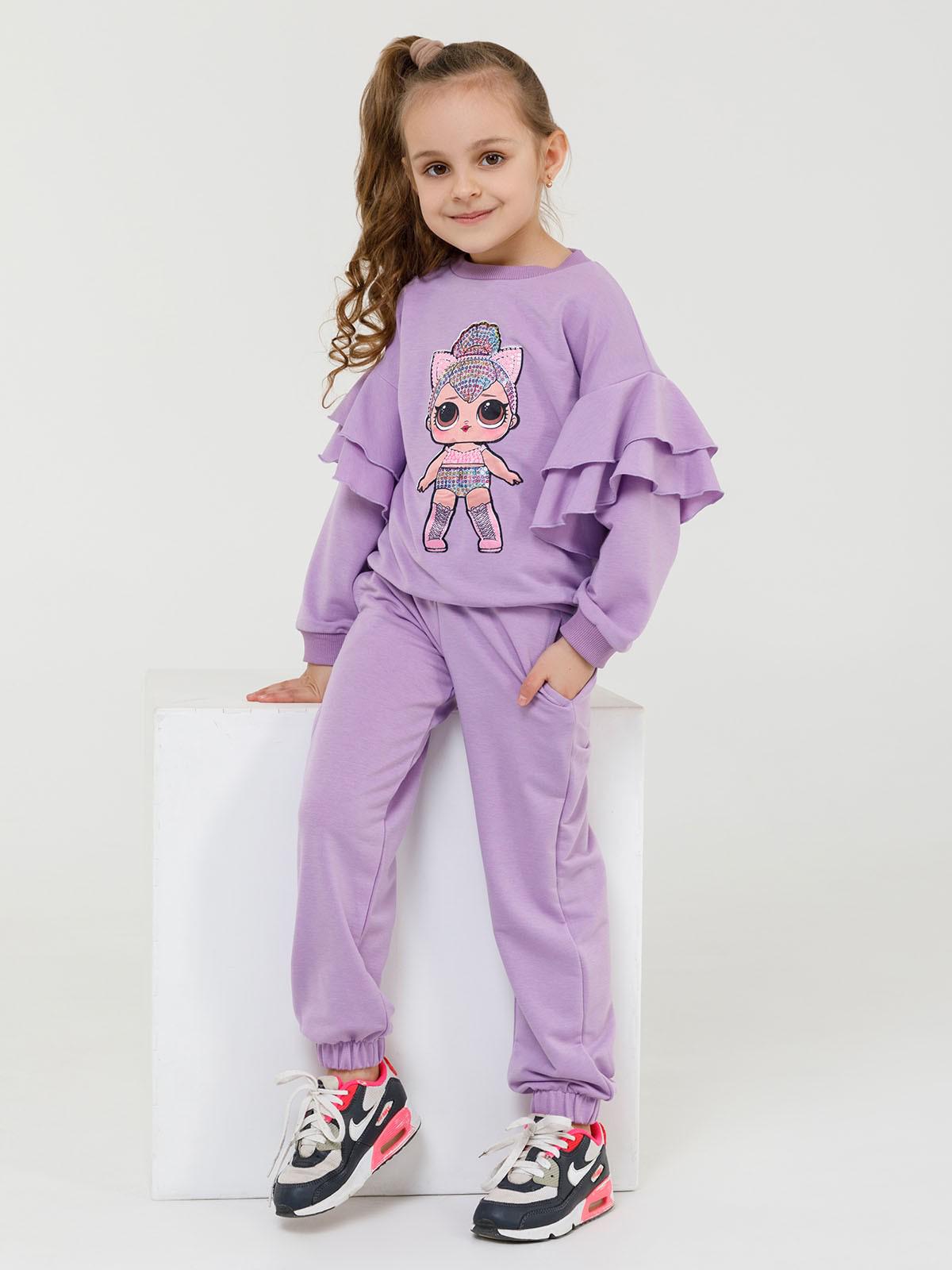 Детские спортивные костюмы ISSA Plus 116 сиреневый CD-402