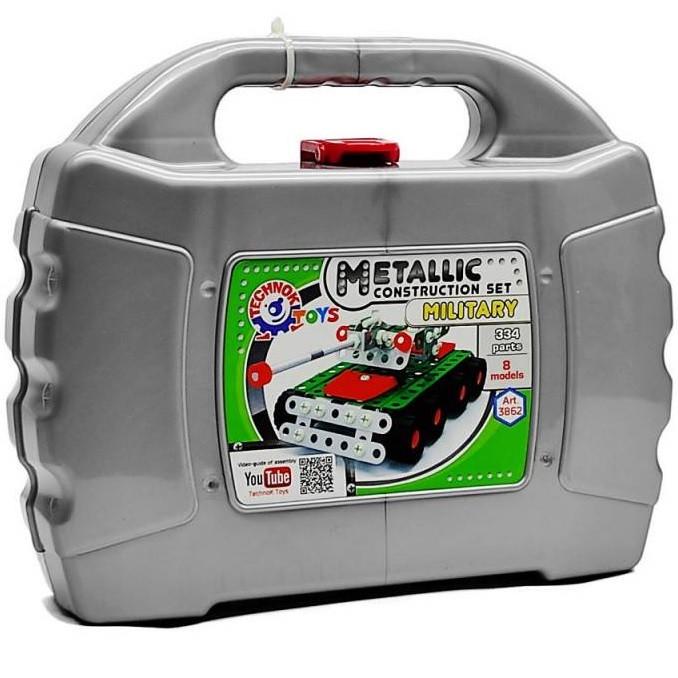 Конструктор металевий ТехноК Мілітарі 334 дет. (28443626) Конструктор металевий ТехноК Мілітарі 334 дет. (28443626)