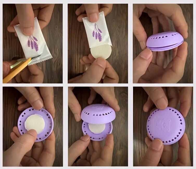 Освіжувач повітря з 10 змінними таблетками аромат Лаванда Фіолетовий (2466937249) - фото 8 Освіжувач повітря з 10 змінними таблетками аромат Лаванда Фіолетовий (2466937249) - фото 8