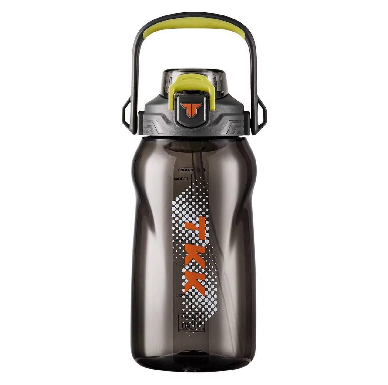 Бутылка трехтановая с ремешком 2 л Серый (2825484199)