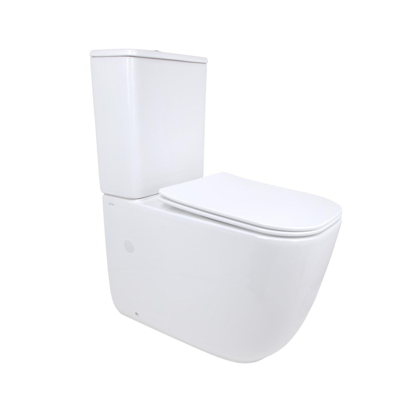 Унитаз напольный Qtap Aquarius Ultra Quiet QTAQAW27W49262 620x355x790 мм с сиденьем Soft-close White Унитаз напольный Qtap Aquarius Ultra Quiet QTAQAW27W49262 620x355x790 мм с сиденьем Soft-close White