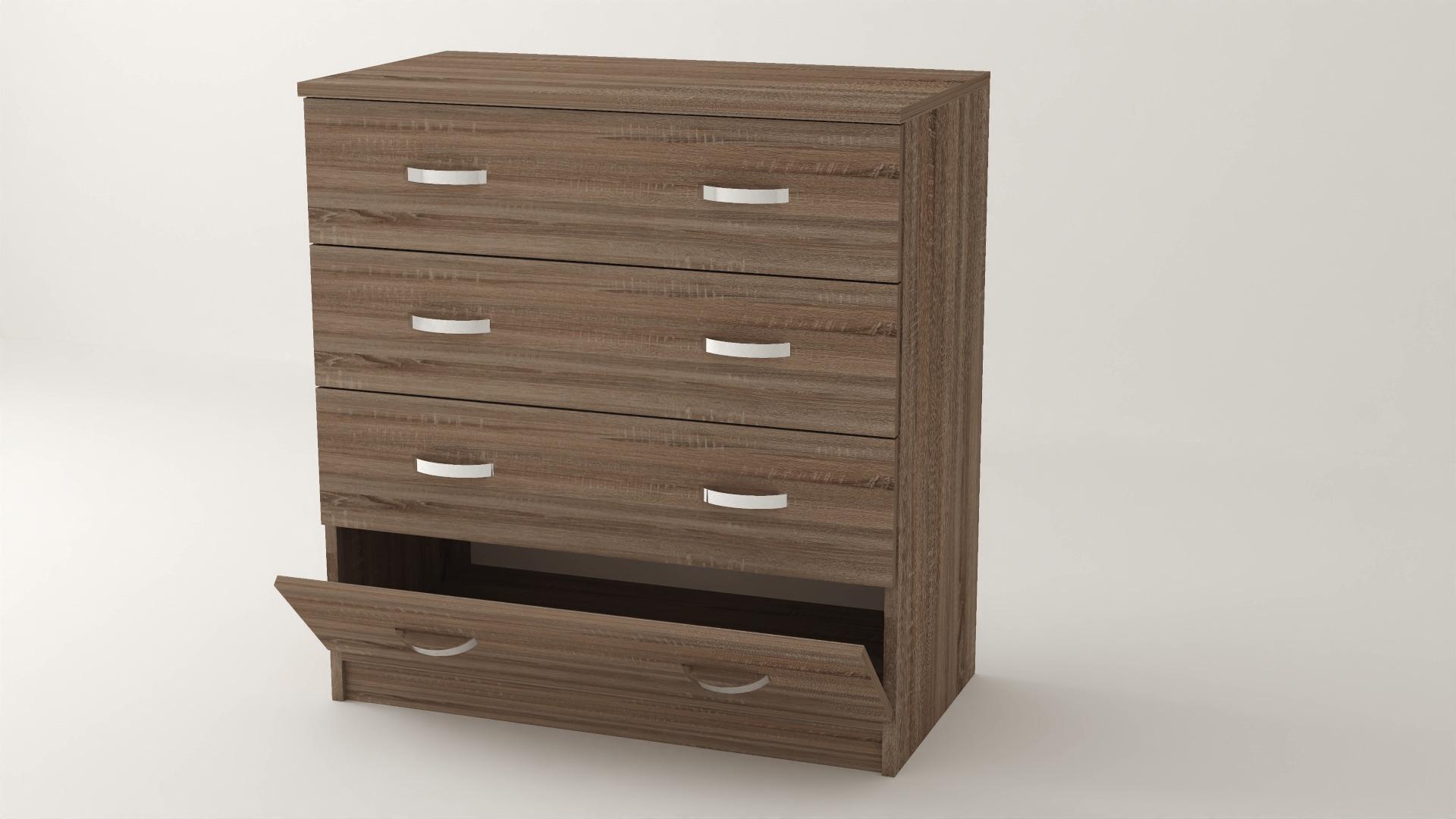 Комод Алекса ВК-20 90х45х90 см Дуб сонома трюфель (61017) - фото 1 Комод Алекса ВК-20 90х45х90 см Дуб сонома трюфель (61017) - фото 1