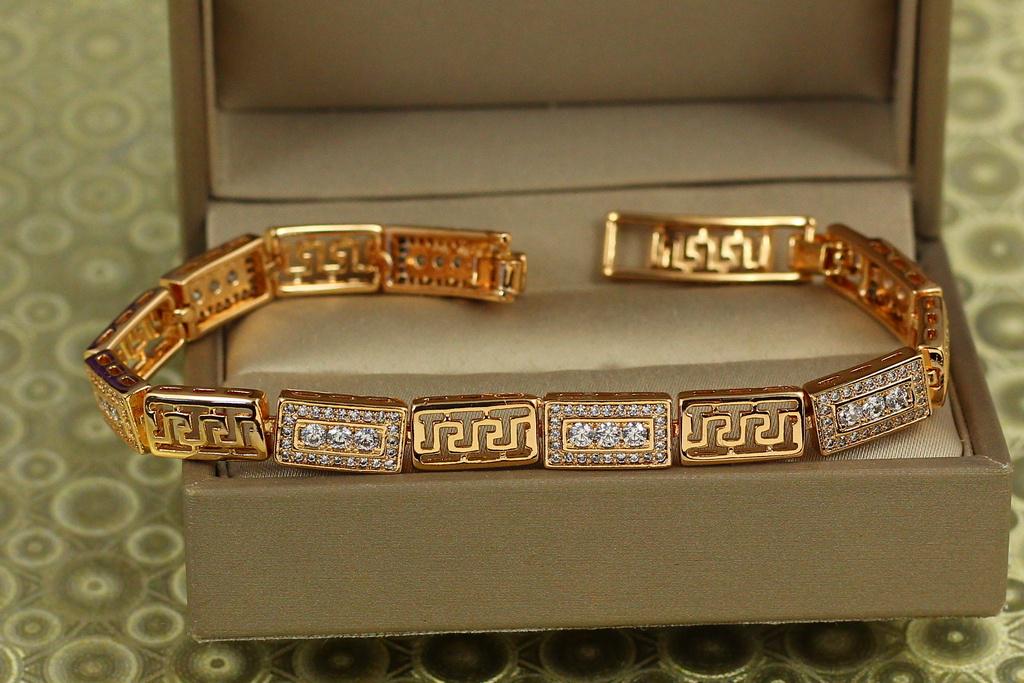 Браслет Xuping Jewelry Одиссей 19,5 см Золотистый (28614216)