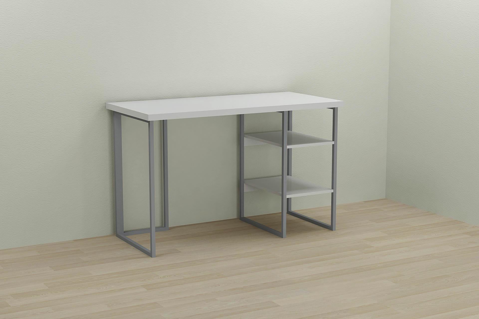 Стол компьютерный Ferrum-decor Кевин ДСП 32 мм 75x100x60 см Серый/Белый (FRD-101715) Стол компьютерный Ferrum-decor Кевин ДСП 32 мм 75x100x60 см Серый/Белый (FRD-101715)