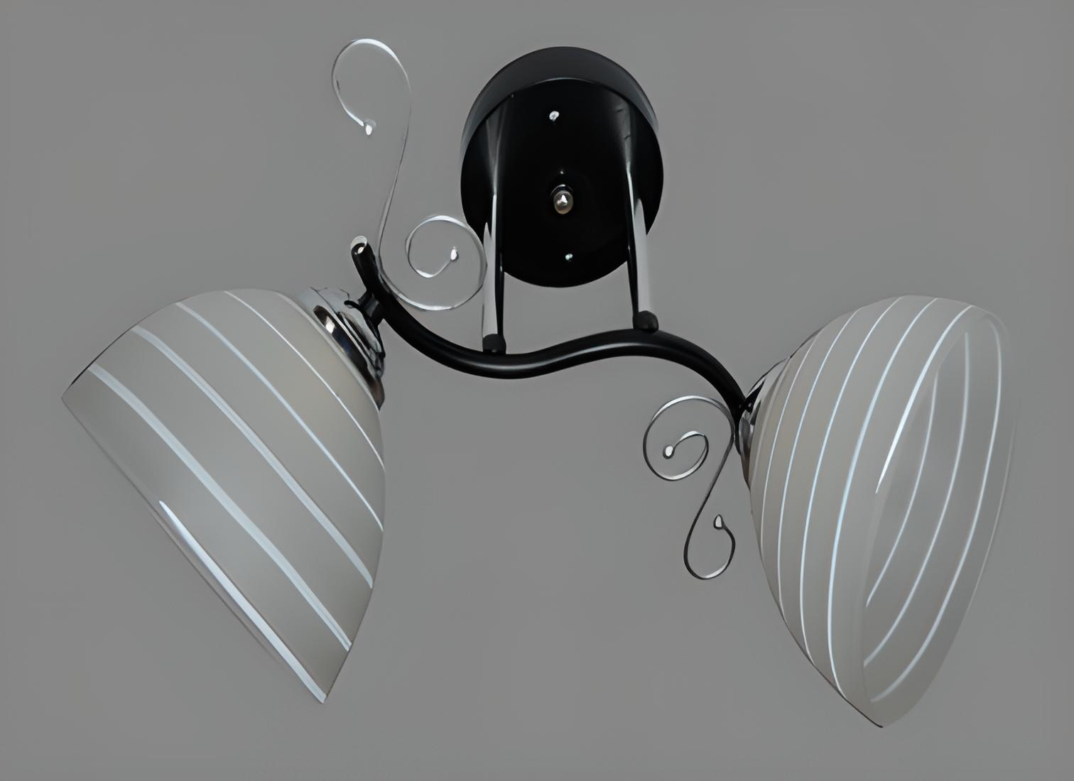 Люстра потолочная Sirius Ю 7337В/2 на 2 плафона