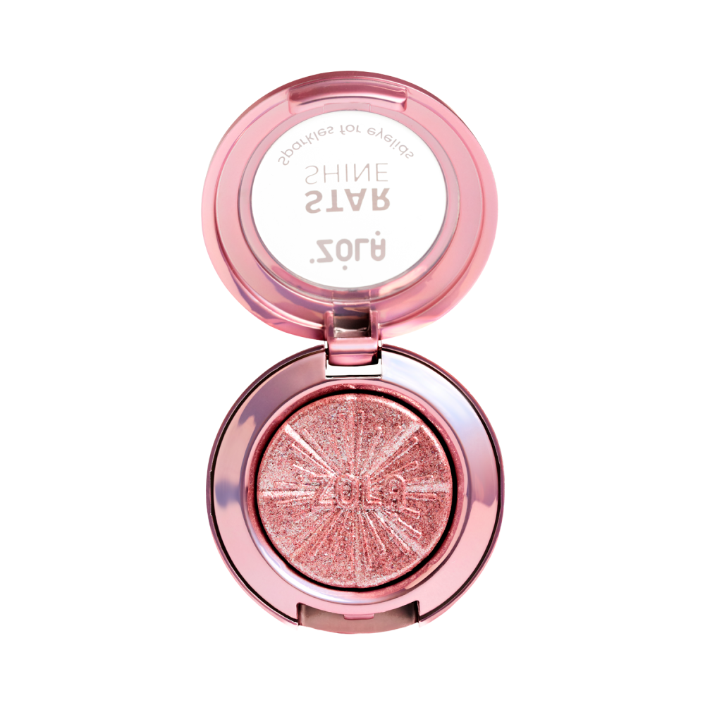 Блесточки для век Zola STAR SHINE SPARKLE Silver Pink