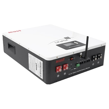 Аккумуляторная батарея Must LP16-48100 LiFePO4 51,2V 100 Ah RS485 Черный (33352634)