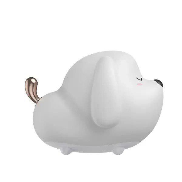 Нічник дитячий BASEUS Cute Series Doggie Silicone із вбудованим аккуумулятором 1100 mAh White (DGAM-B02) - фото 5