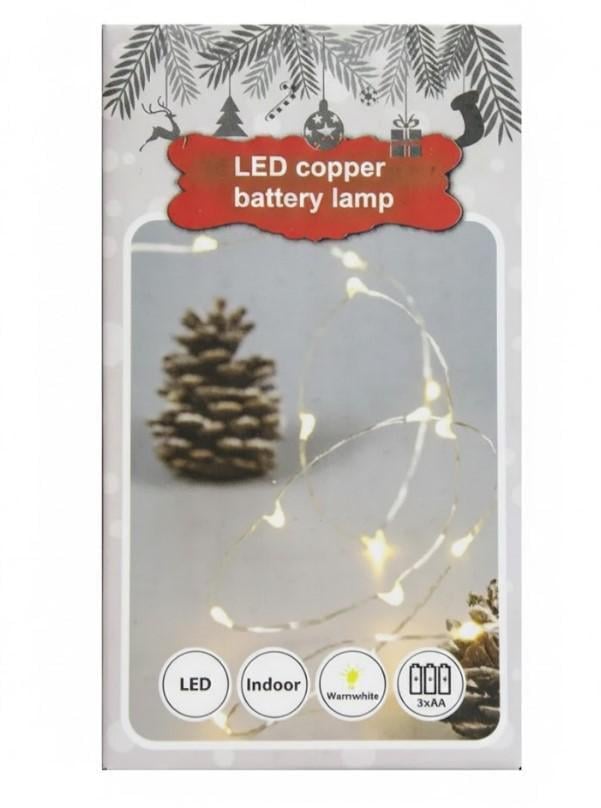 Гирлянда светодиодная 10 м 30 LED питание USB батарейки 3 шт. (2104618837) Гирлянда светодиодная 10 м 30 LED питание USB батарейки 3 шт. (2104618837)