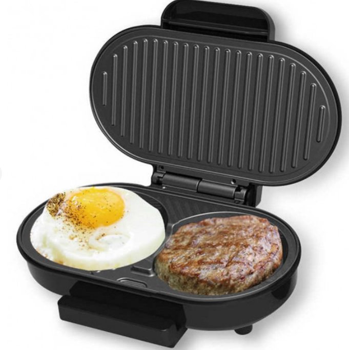 Гриль-котлетниця Hamburger Maker DSP з індикатором готовності та живлення 750 Вт (K1124-C) - фото 4