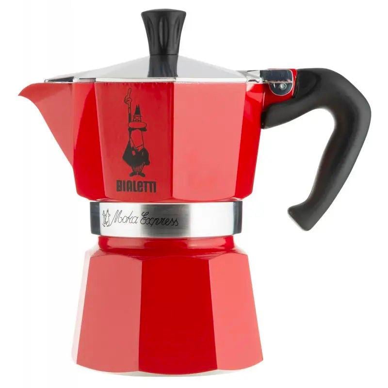 Гейзерная кофеварка Bialetti Moka 1 чашкa 60 мл Red (RD-1455) - фото 1