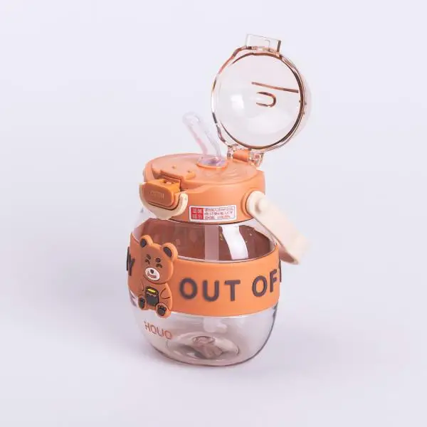 Пляшка для води дитяча із ручкою 580 мл Шоколадний (HP-14-37BR) - фото 3