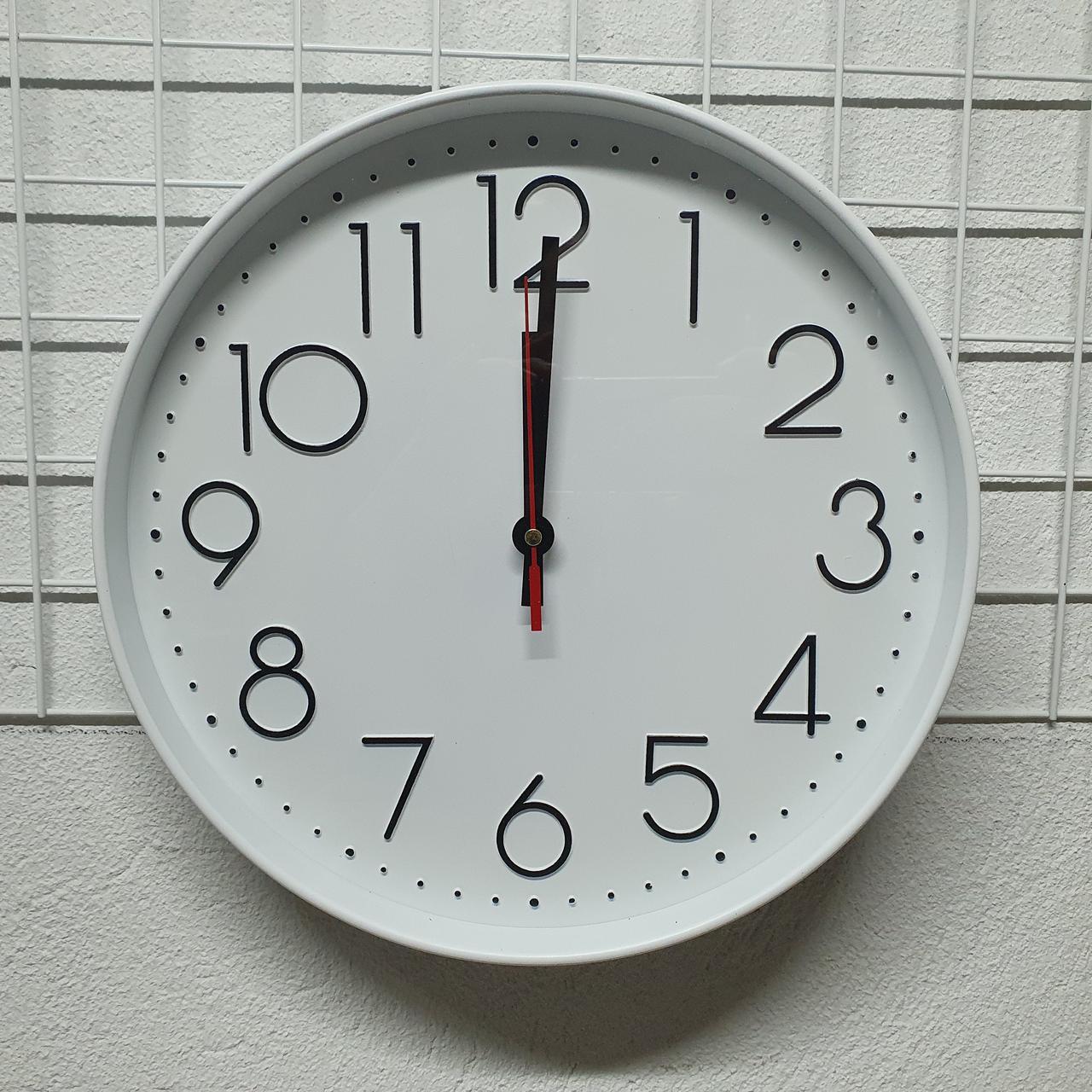 Часы настенные Quartz 1002T White