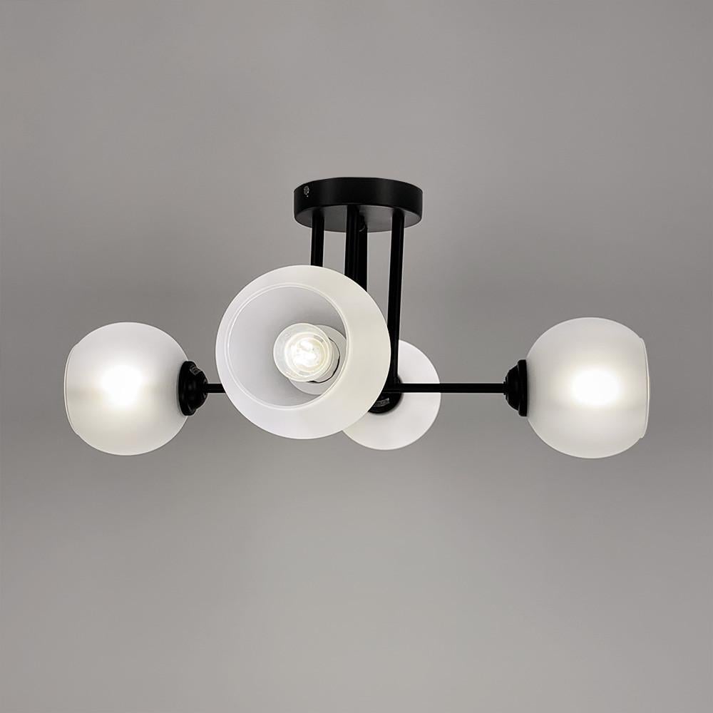 Люстра плафонна на 4 лампи Чорний (4222/4G) - фото 3 Люстра плафонна на 4 лампи Чорний (4222/4G) - фото 3