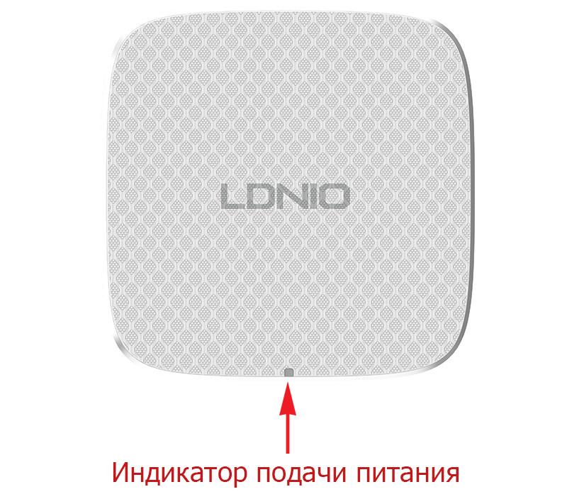 Мережевий зарядний пристрій LDNIO A6704 6 USB QC3.0 7 A 35 W (A6704) - фото 6