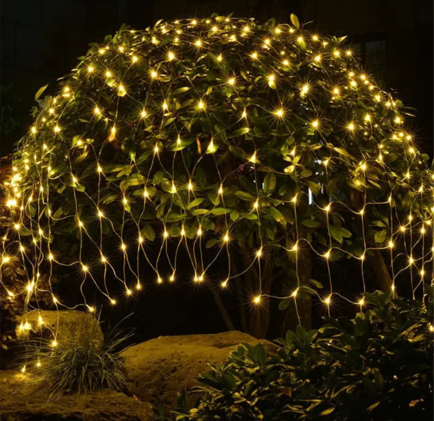 Гірлянда сітка вулична 180LED для садово-паркового дизайну з пультом управління 3х2 м (99435749) - фото 6 Гірлянда сітка вулична 180LED для садово-паркового дизайну з пультом управління 3х2 м (99435749) - фото 6