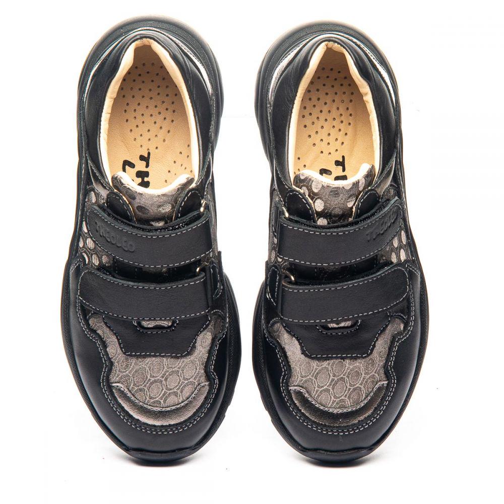 Кроссовки The Leo 1309 для девочек р. 31 20,5 см Черный/Золотистый - фото 3