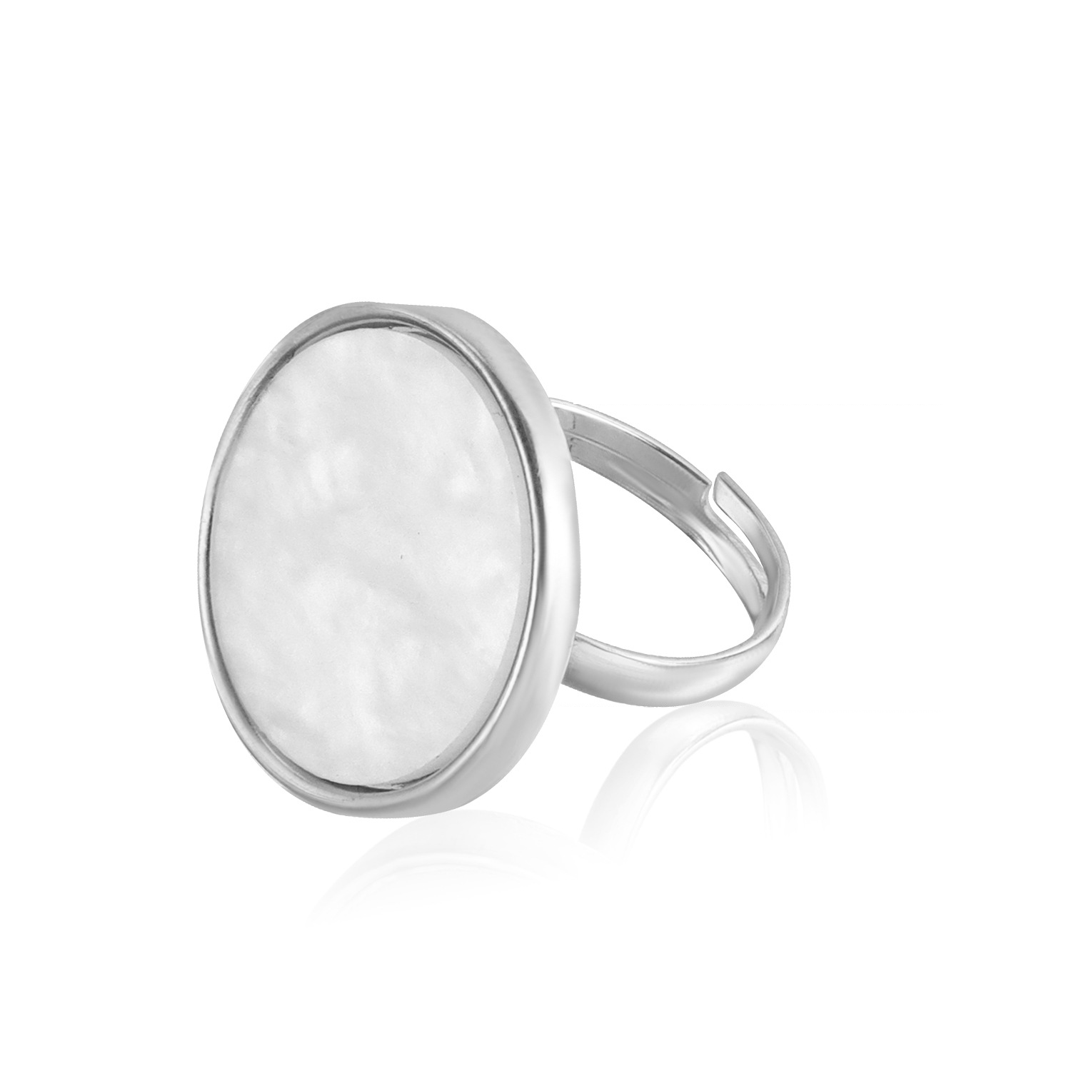 Кільце біжутерія безрозмірний перстень Коло Сріблястий (70321) Кільце біжутерія безрозмірний перстень Коло Сріблястий (70321)