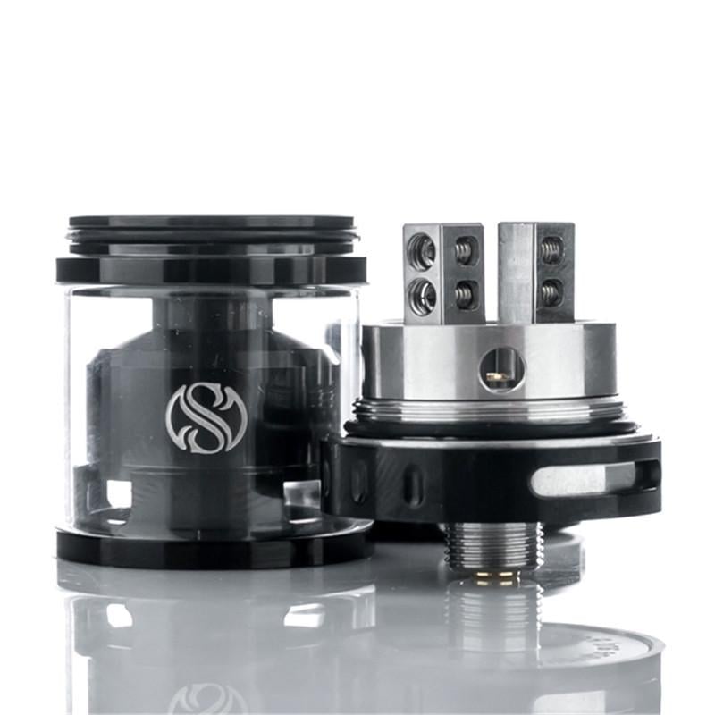 Бак для електронного кальяну AugVape Merlin Mini RTA 24 мм Black - фото 3