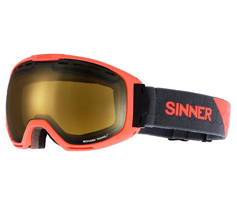 Маска гірськолижна Sinner Mohawk Cat.S2-S3 Trans+ Matte Neon Orange (SIGO-167-62-PC1)