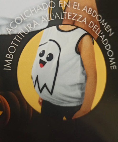 Костюм для Хэллоуина для девочки Призрак 2-4 года Черно-белый (150600) - фото 5 Костюм для Хэллоуина для девочки Призрак 2-4 года Черно-белый (150600) - фото 5