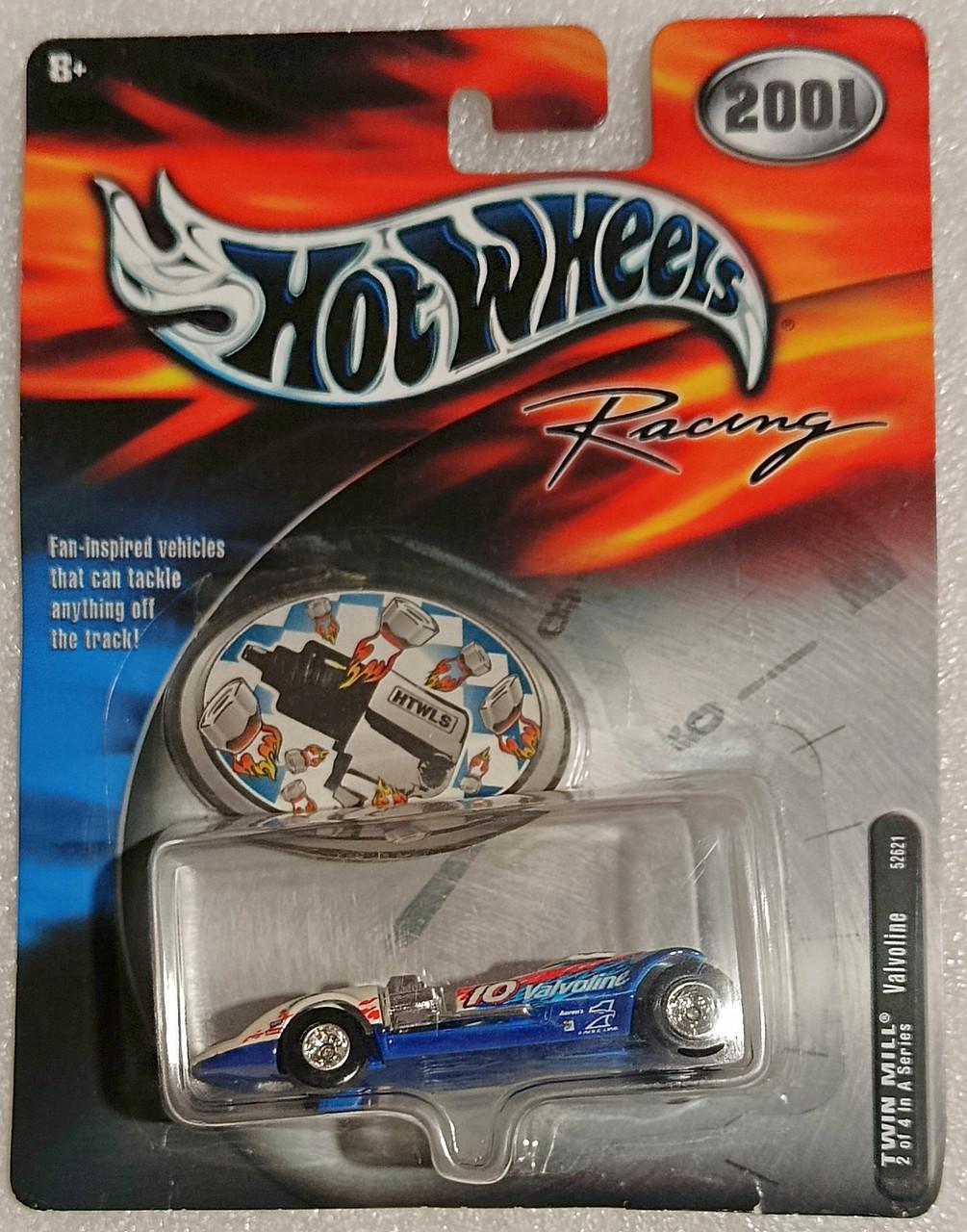 Игрушечная машинка Hot Wheels Twin Mill Valvoline №10 Johnny Benson 2001 Racing 2/4 NASCAR (52621)
