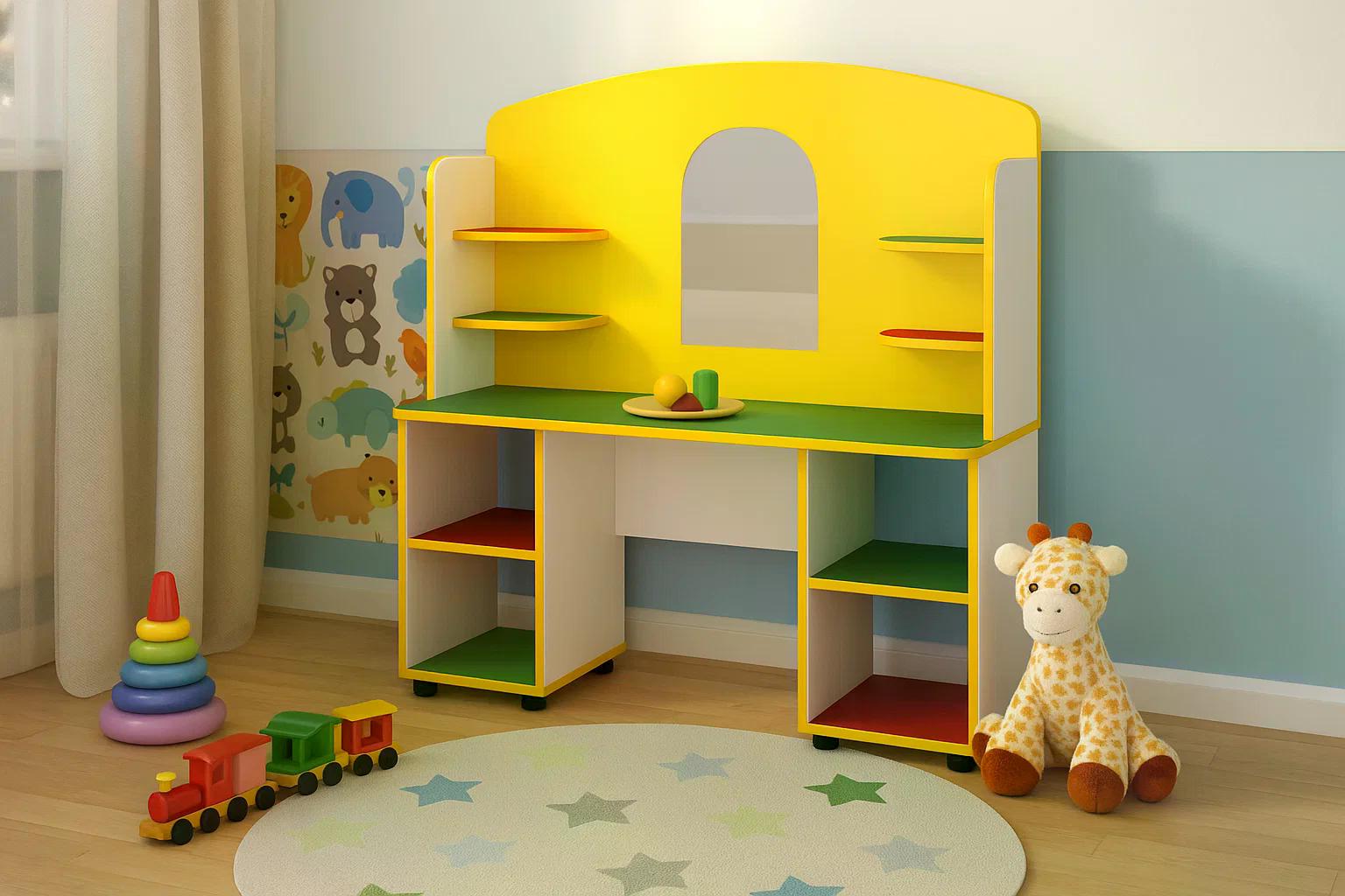 Игровая мебель для детского сада Салон красоты Yellow/Green