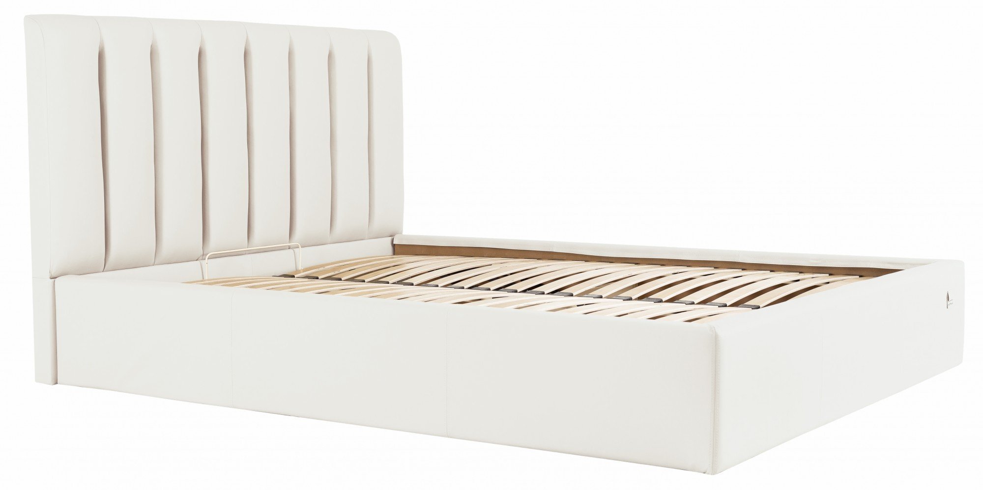 Кровать с подъемным механизмом двуспальная Sanam Comfort Флай 2200 180х190 см Белый