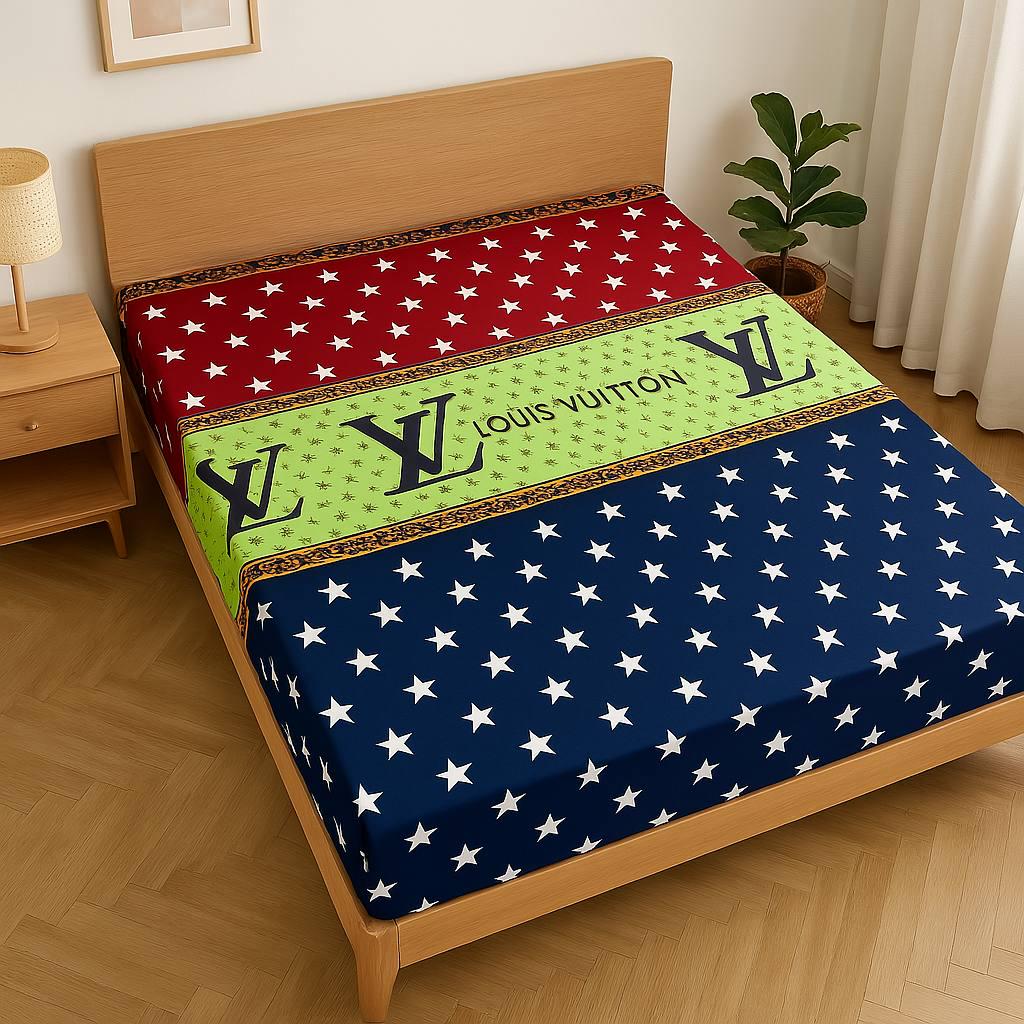 Простынь Louis Vuitton на резинке бязь 160х200 см (G-V2503/x160) Простынь Louis Vuitton на резинке бязь 160х200 см (G-V2503/x160)