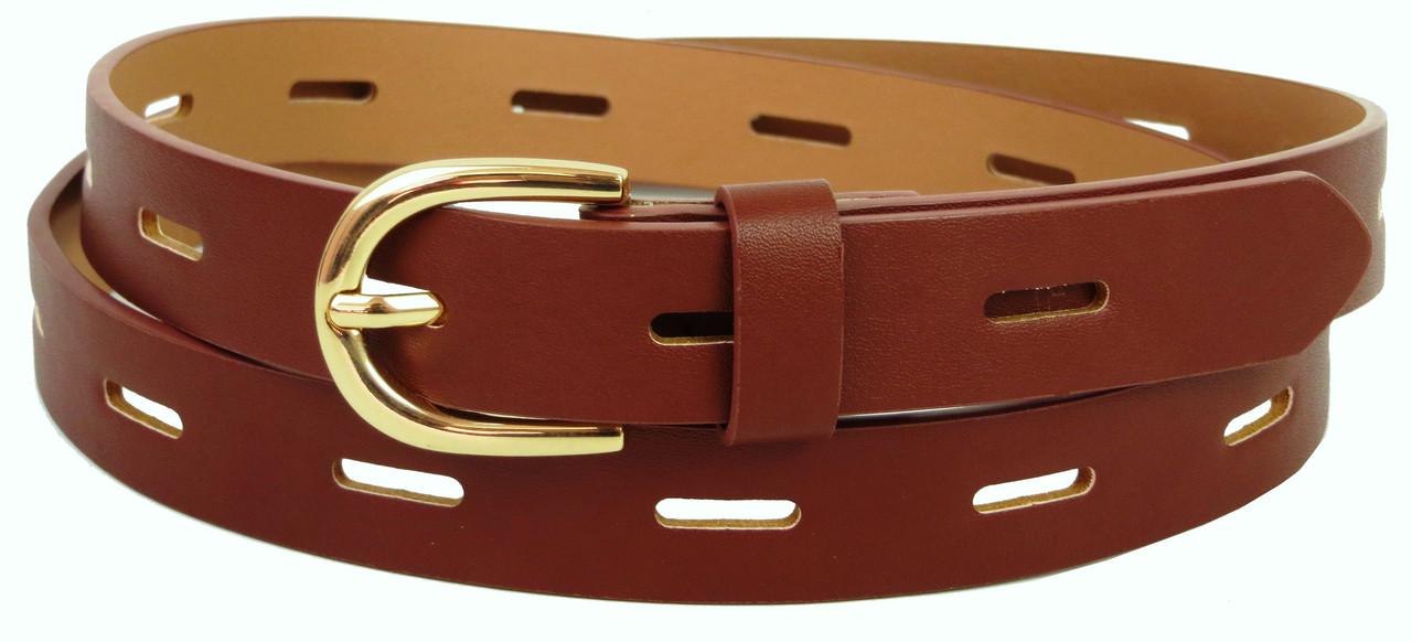 Жіночий ремінь C&A зі штучної шкіри Коричневий (2124964)