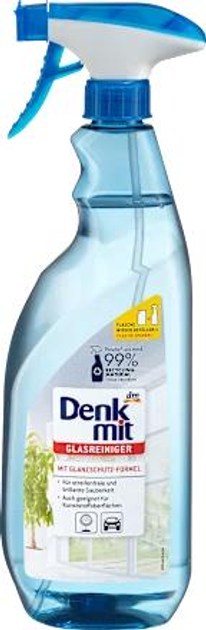 Средство очистки стекла с формулой защиты блеска Denkmit Glasreiniger Mit Glanzsсhutz-Formel 1 л