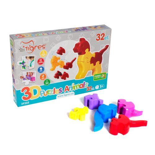 Пазлы 3D Животные 32 элементов (2987454880)