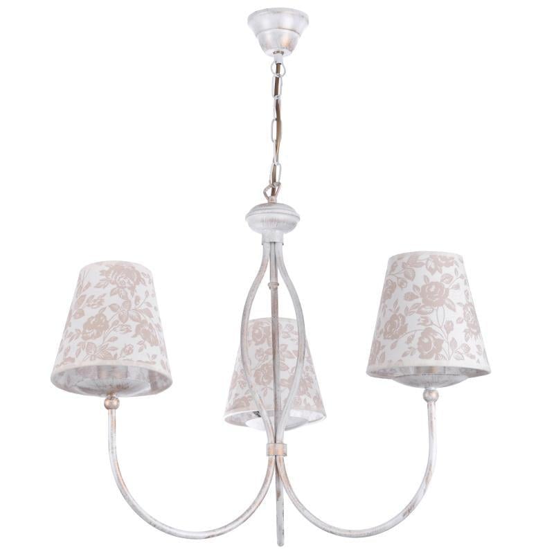 Люстра подвесная классическая Brille BKL-480S/3 E14 с абажуром