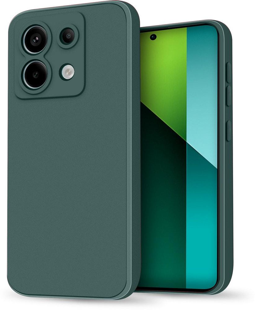 Силиконовый чехол HardCorner Xiaomi Redmi Note 13 Pro 5G (с микрофиброй) Green (35428-08)