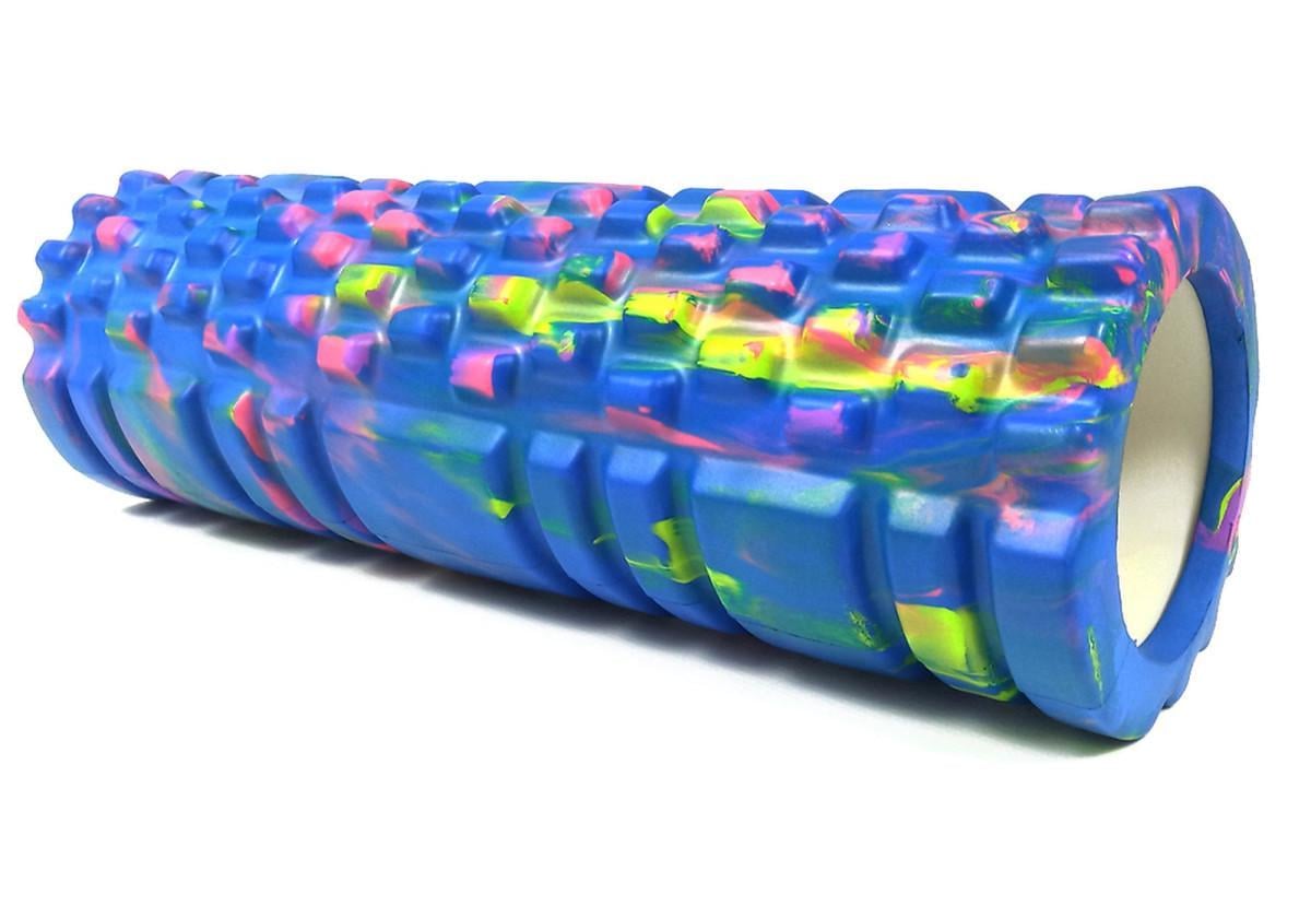 Массажный роллер EasyFit Grid Roller Multi 30 см Синий (EF-20161-BL)