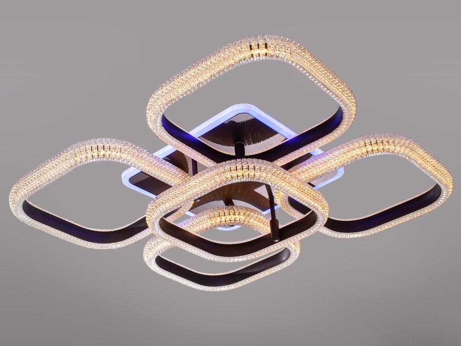 Люстра потолочная Octav с диммером и LED подсветкой 140 Вт (MX66001/4+1CF LED)