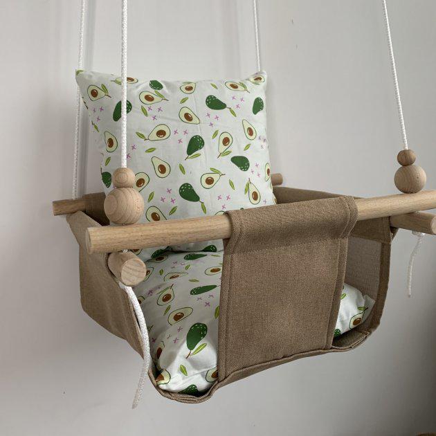 Дитяча гойдалка Infancy Авакадо Карамельний (9677147) - фото 2 Дитяча гойдалка Infancy Авакадо Карамельний (9677147) - фото 2