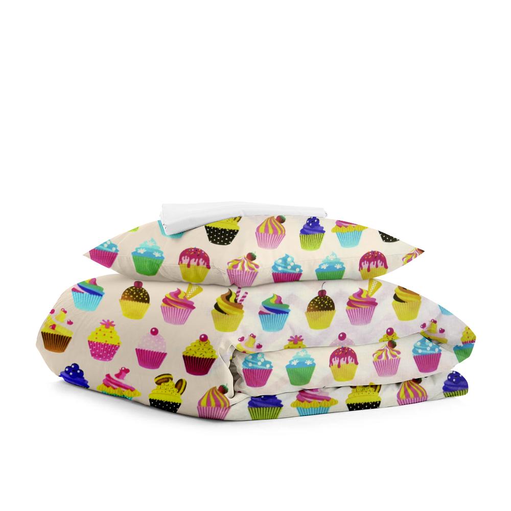 Подростковое постельно бельё CAKES DOTS WHITE