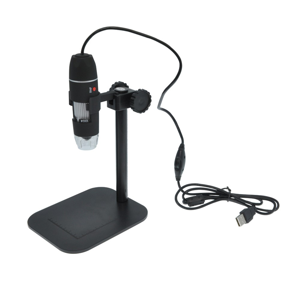 Мікроскоп USB 1000x на підставці з регульованим збільшенням (30070064) Мікроскоп USB 1000x на підставці з регульованим збільшенням (30070064)