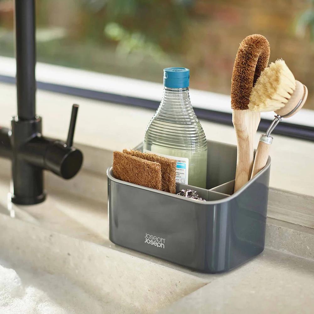 Органайзер для раковины Joseph Joseph SinkStore Tiered Grey 12,3х17,8х11,8 см (851691) - фото 6 Органайзер для раковины Joseph Joseph SinkStore Tiered Grey 12,3х17,8х11,8 см (851691) - фото 6