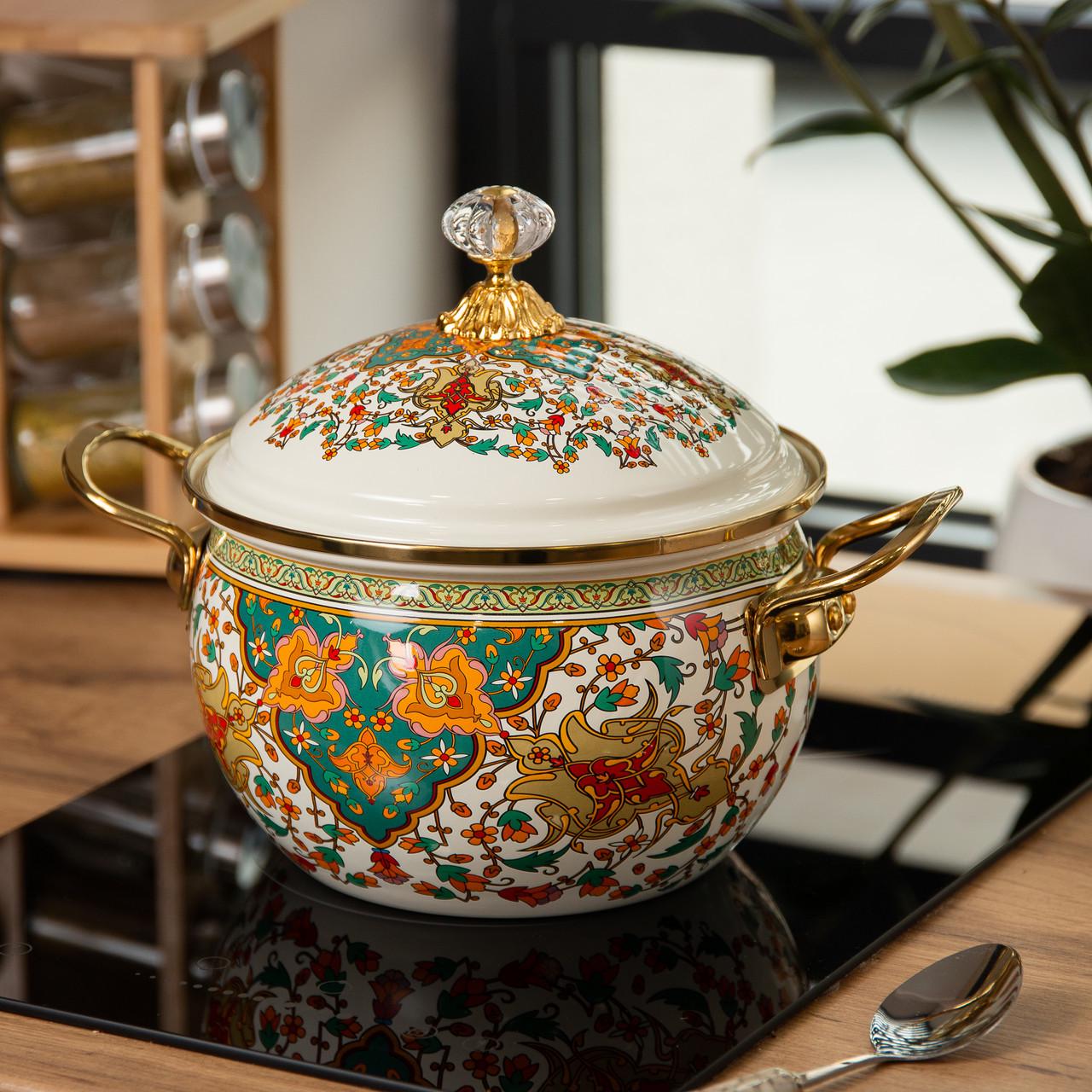 Кастрюля эмалированная для газовых и электрических плит 4 л (HP-2-115) - фото 6